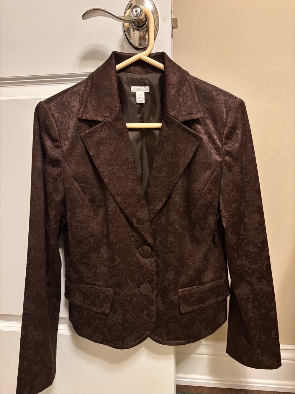 Chocolate Brown Tailored Blazer